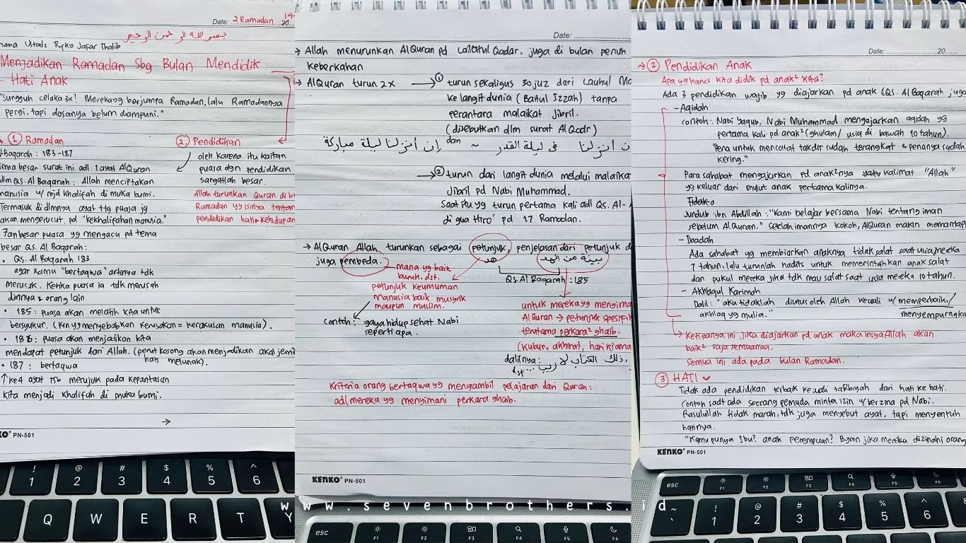 catatan kajian ramadan mendidik hati anak